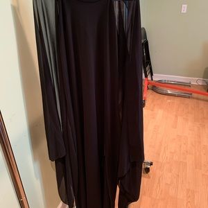 Black Dress with cape